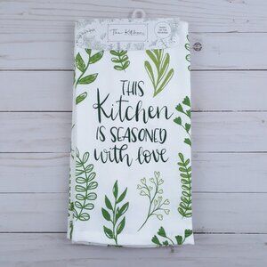 Kitchen Collection Kitchen Towel Towels Herbs Set of 2 Seasoned With Love